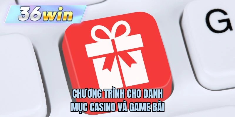 Chương trình cho danh mục casino và game bài